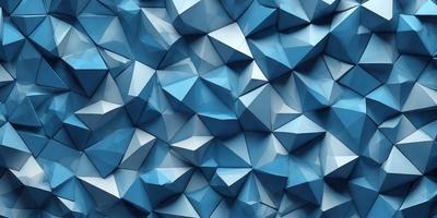The primary subject of the image is a blue geometric pattern, which is the main focus of the image. The setting is a blue background, and the visual style is a digital art or illustration. The dominant colors are blue and white, creating a calm and soothing atmosphere.