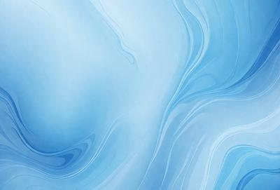 The primary subject of the image is a blue and white swirling pattern, which appears to be a digital art or illustration. The setting is a blue background, and the visual style is a combination of digital art and illustration. The dominant colors are blue and white, creating a calm and soothing atmosphere.