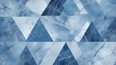 The primary subject of the image is a blue and white marble pattern. The setting is a blue and white marble wall, which serves as the background. The visual style is a combination of digital art and illustration, creating a unique and artistic representation of the marble pattern. The dominant colors are blue and white, giving the image a clean and elegant appearance.