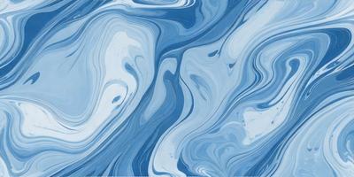 The primary subject of the image is a blue and white swirling pattern, which appears to be a painting or a digital artwork. The setting is a blue background, and the visual style is a combination of photo and digital art. The dominant colors are blue and white, creating a calming and serene atmosphere.