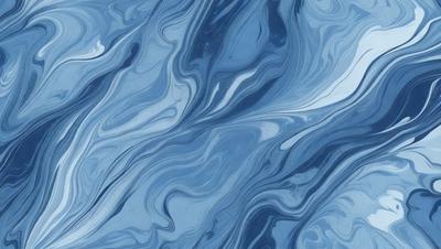 The primary subject of the image is a blue and white ocean wave. The setting is the ocean, with the wave being the main focus of the image. The visual style is a photo of the ocean, capturing the beauty of the wave. The dominant colors are blue and white, creating a serene and calming atmosphere.