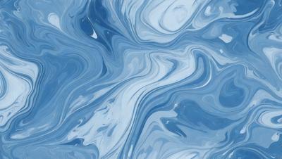 The primary subject of the image is a blue and white swirling pattern, which appears to be a painting or a digital artwork. The setting is a blue background, which complements the swirling pattern. The visual style is a mix of artistic and digital elements, creating a unique and captivating visual experience. The dominant colors are blue and white, which evoke a sense of calmness and tranquility.