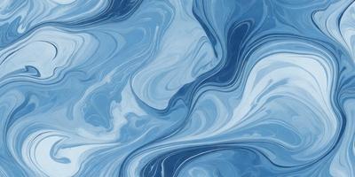 The primary subject of the image is a blue and white swirling pattern, which appears to be a painting or a digital artwork. The setting is a blue background, and the visual style is a combination of photo and digital art. The dominant colors are blue and white, creating a calming and serene atmosphere.