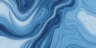 The primary subject of the image is a blue and white ocean wave. The setting is the ocean, with the wave being the main focus of the image. The visual style is a digital art or illustration, as the wave is depicted in a detailed and artistic manner. The dominant colors are blue and white, creating a serene and calming atmosphere.