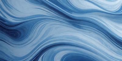 The primary subject of the image is a blue ocean wave. The setting is the ocean, with the wave being the main focus of the image. The visual style is a painting, which gives the image a more artistic and creative appearance. The dominant colors in the image are blue and white, creating a serene and calming atmosphere.