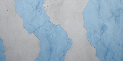 The primary subject of the image is a blue and white wall with a pattern of blue and white dots. The setting is a room with a blue and white wallpaper. The visual style is a close-up of the wallpaper, showcasing the intricate design. The colors and mood of the image are predominantly blue and white, creating a calm and serene atmosphere.