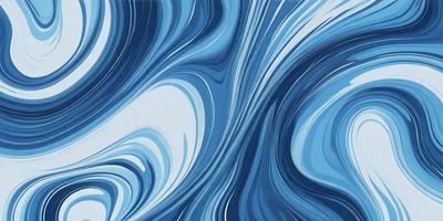 The primary subject of the image is a blue and white swirling pattern, which appears to be a painting or a digital artwork. The setting is a blue background, and the visual style suggests that it is a digital artwork. The dominant colors are blue and white, creating a calming and serene atmosphere.