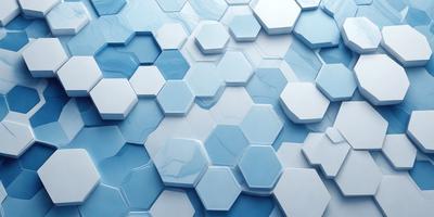 The primary subject of the image is a blue and white patterned wall. The setting is a room with a blue and white tiled wall. The visual style is a close-up of the tiled wall, showcasing the intricate design. The dominant colors are blue and white, creating a calm and soothing atmosphere.