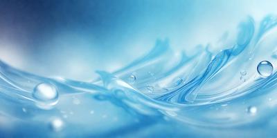 The primary subject of the image is a blue water surface, possibly a body of water or a blue background. The setting is a blue sky, which creates a serene and calming atmosphere. The visual style is a digital art or illustration, as the water appears to be digitally rendered or manipulated. The dominant colors are blue, which creates a sense of tranquility and depth in the image.