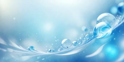 The primary subject of the image is a blue background with a white, frothy substance, possibly water or foam, floating on it. The setting appears to be a clear, blue sky, creating a serene and calming atmosphere. The visual style of the image is a combination of a photo and digital art, as it captures the beauty of the blue sky and the white, frothy substance in a visually appealing manner. The colors and mood of the image are predominantly blue and white, evoking a