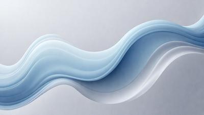 The primary subject of the image is a blue and white wave. The wave is depicted in a digital art style, with a blue background and a white surface. The wave appears to be a part of a larger design, possibly a pattern or a decorative element. The overall atmosphere of the image is calm and serene, with the blue and white colors evoking a sense of tranquility.