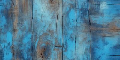 The primary subject of the image is a wooden floor with a blue tint. The setting is a room with a blue-toned wooden floor, which is the main focus of the image. The visual style is a close-up of the wooden floor, showcasing its texture and color. The colors and mood of the image are predominantly blue, creating a calm and serene atmosphere.