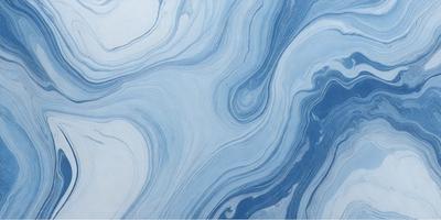 The primary subject of the image is a blue and white swirling pattern, which appears to be a painting or a digital artwork. The setting is a blue background, and the visual style suggests that it is a digital artwork. The dominant colors are blue and white, creating a calm and soothing atmosphere.