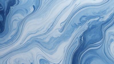 The primary subject of the image is a blue and white swirling pattern, which appears to be a painting or a digital artwork. The setting is a white surface, possibly a wall or a canvas, where the swirling pattern is displayed. The visual style suggests that the image is a creative and artistic representation of the swirling pattern. The dominant colors in the image are blue and white, creating a calming and soothing atmosphere.