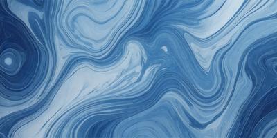 The primary subject of the image is a blue and white ocean wave. The setting is the ocean, with the wave being the main focus of the image. The visual style is a painting, which gives the image a more artistic and creative appearance. The dominant colors are blue and white, creating a serene and calming atmosphere.