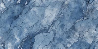 The primary subject of the image is a blue marble wall with a pattern of white and blue streaks. The setting is a room with a blue marble floor. The visual style is a close-up of the marble wall, showcasing its unique texture and design. The colors and mood of the image are predominantly blue, creating a calm and serene atmosphere.