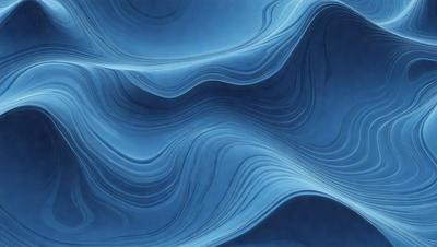 The primary subject of the image is a blue, swirling, and flowing pattern. The setting is a blue background, which creates a visually striking contrast with the swirling pattern. The visual style is a digital art or illustration, as the swirling pattern appears to be a digital creation. The colors and mood of the image are predominantly blue, creating a sense of calmness and tranquility.