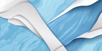 The primary subject of the image is a white paper or cloth, which is the main object, scene, or focus of the image. The setting or background is a blue surface, which could be a wall, table, or other background. The visual style of the image is a combination of photo and digital art, illustration, or drawing. The colors and mood of the image are predominantly white and blue, creating a calm and serene atmosphere.