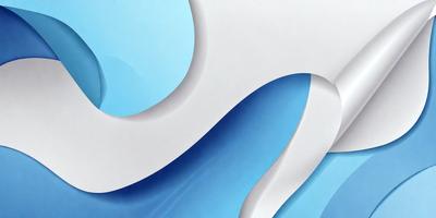 The primary subject of the image is a white and blue painting of a wave. The setting is a white wall, and the visual style is a painting. The dominant colors are white and blue, creating a calm and serene atmosphere.