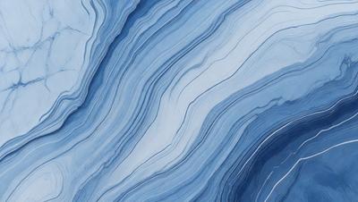 The primary subject of the image is a blue and white marbled surface, which appears to be a painting or a digital artwork. The setting is a blue and white marbled surface, which is the main focus of the image. The visual style is a painting or a digital artwork, as it is not a photo. The colors and mood of the image are predominantly blue and white, creating a calm and serene atmosphere.