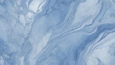 The primary subject of the image is a blue marble-like surface with a pattern of swirls and waves. The setting is a blue and white marble-like surface, which gives the image a natural and elegant appearance. The visual style is a combination of a photo and a digital art, creating a unique and artistic representation of the marble-like surface. The colors and mood of the image are predominantly blue and white, giving it a calming and serene atmosphere.