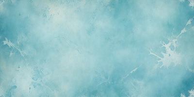 The primary subject of the image is a blue and white painting of a mountain. The setting is a cloudy sky, and the visual style is a painting. The dominant colors are blue and white, creating a serene and calming atmosphere.
