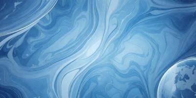 The primary subject of the image is a blue and white swirling pattern, which appears to be a digital art or illustration. The setting is a blue background, and the visual style is a combination of digital art and illustration. The dominant colors are blue and white, creating a calm and soothing atmosphere.