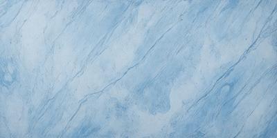 The primary subject of the image is a blue marble wall with a pattern of white and blue stripes. The setting is a room with a blue marble floor. The visual style is a combination of a photo and digital art, creating a unique and artistic representation of the marble wall. The colors and mood of the image are predominantly blue, giving it a calm and serene atmosphere.