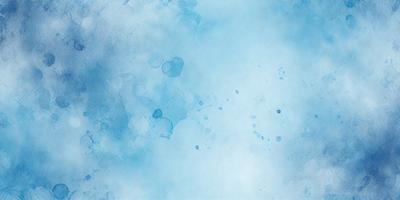 The primary subject of the image is a blue background with white spots. The setting is a cloudy sky, and the visual style is a digital art or illustration. The dominant colors are blue and white, creating a calm and serene atmosphere.