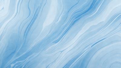 The primary subject of the image is a blue and white marbled wall. The setting is a room with a blue and white marbled wall as the main focus. The visual style is a photo of the marbled wall. The dominant colors are blue and white, creating a calm and soothing atmosphere.