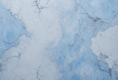 The primary subject of the image is a blue and white marble wall. The setting is a room with a blue and white marble wall, which serves as the background. The visual style is a photo, capturing the intricate details of the marble wall. The colors and mood of the image are predominantly blue and white, creating a calm and elegant atmosphere.