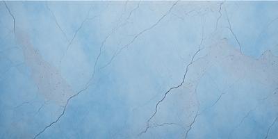 The primary subject of the image is a blue marble wall with a cracked texture. The setting is a room with a blue color scheme. The visual style is a drawing or painting, showcasing the cracked marble texture. The colors and mood are predominantly blue, creating a calm and serene atmosphere.