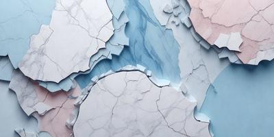 The primary subject of the image is a marble-like surface with a crack in it. The setting is a white marble-like surface, and the visual style appears to be a digital art or illustration. The colors in the image are predominantly white, giving it a clean and elegant appearance. The overall mood of the image is one of sophistication and elegance.