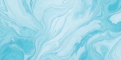 The primary subject of the image is a blue and white swirling pattern, which appears to be a water-like surface. The setting is a blue ocean, and the visual style is a combination of a photo and digital art. The dominant colors are blue and white, creating a serene and calming atmosphere.