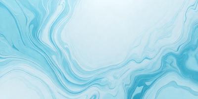 The primary subject of the image is a large body of water, which appears to be a blue ocean. The setting is a vast expanse of water, with no visible land or other objects in the background. The visual style of the image is a combination of a photo and digital art, creating a unique and captivating representation of the ocean. The dominant colors in the image are blue and white, giving the scene a serene and calming atmosphere.