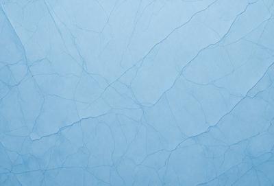 The primary subject of the image is a blue wall with a pattern of white lines. The setting is a room with a blue background. The visual style is a close-up of the wall, showcasing the intricate pattern of the white lines. The colors and mood of the image are predominantly blue, creating a calm and serene atmosphere.