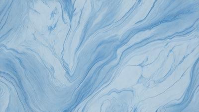 The primary subject of the image is a blue and white swirling pattern, which appears to be a painting or a digital artwork. The setting is a blue background, which complements the swirling pattern. The visual style is a combination of painting and digital art, creating a unique and eye-catching design. The colors and mood of the image are predominantly blue and white, giving it a calm and soothing atmosphere.