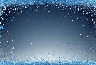 The primary subject of the image is a blue background with a pattern of white stars. The setting is a dark blue sky, and the visual style appears to be a digital art or illustration. The dominant colors are blue and white, creating a calm and serene atmosphere.