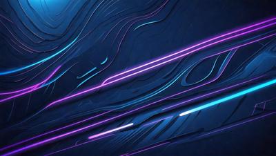 The primary subject of the image is a blue and purple patterned background. The setting is a dark blue background, and the visual style appears to be a digital art or illustration. The dominant colors are blue and purple, creating a calm and soothing atmosphere.