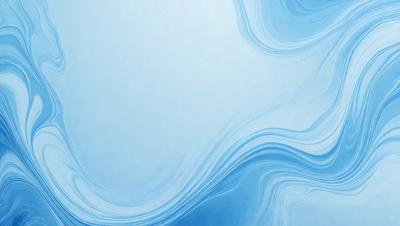 The primary subject of the image is a blue ocean with waves. The setting is a vast expanse of water, and the visual style is a digital art or illustration. The dominant colors are blue and white, creating a serene and calming atmosphere.