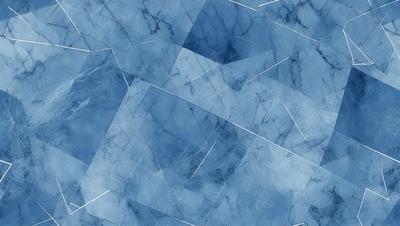 The primary subject of the image is a blue marble tile with a pattern of white squares. The setting is a blue marble tile surface, which creates a visually appealing and modern atmosphere. The visual style of the image is a combination of a photo and digital art, as it captures the intricate pattern of the marble tile. The dominant colors are blue and white, creating a sense of calmness and sophistication.