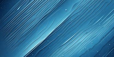 The primary subject of the image is a blue and white patterned surface, which appears to be a textured wall or a piece of artwork. The setting is a room with a blue background, and the visual style is a combination of digital art and illustration. The colors and mood of the image are predominantly blue and white, creating a calm and serene atmosphere.