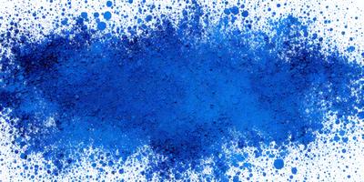 The primary subject of the image is a blue, speckled background. The setting is a white surface, and the visual style appears to be a digital art or illustration. The dominant colors are blue and white, creating a calm and soothing atmosphere.