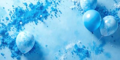 The primary subject of the image is a blue background with blue and white snowflakes scattered across it. The setting appears to be a wintery environment, possibly a snowy landscape. The visual style of the image is a digital art or illustration, as the snowflakes are depicted in a detailed and artistic manner. The dominant colors in the image are blue and white, creating a calm and serene atmosphere.