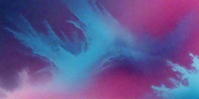 The primary subject of the image is a blue and purple cloudy sky. The setting is a cloudy sky, and the visual style is a digital art or illustration. The dominant colors are blue and purple, creating a calm and serene atmosphere.