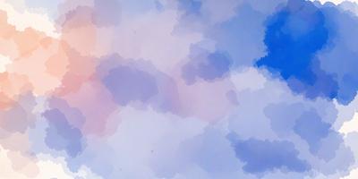 The primary subject of the image is a cloudy blue sky. The setting is a cloudy day with a blue sky, and the visual style is a digital art or illustration. The colors and mood of the image are predominantly blue and cloudy, creating a calm and serene atmosphere.