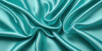 The primary subject of the image is a close-up of a piece of blue fabric, possibly a piece of silk. The setting is a blue background, which complements the blue fabric. The visual style appears to be a photo, as the fabric is captured in detail. The colors and mood of the image are predominantly blue, creating a calm and serene atmosphere.
