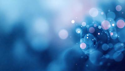 The primary subject of the image is a blue background with a pattern of white and blue bubbles. The setting appears to be a space or an underwater environment, as the bubbles are reminiscent of the ocean. The visual style of the image is a combination of a photo and digital art, creating a unique and captivating scene. The dominant colors in the image are blue and white, giving it a calming and serene atmosphere.