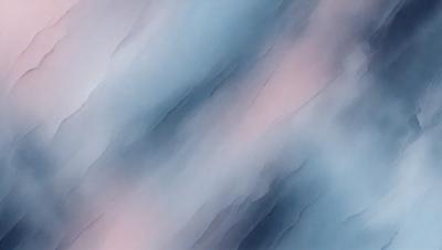 The primary subject of the image is a blue and white cloudy sky. The setting is a cloudy sky, and the visual style is a painting. The dominant colors are blue and white, creating a calm and serene atmosphere.