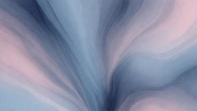 The primary subject of the image is a blue and white swirl pattern. The setting is a blue background, and the visual style appears to be a digital art or illustration. The dominant colors are blue and white, creating a calm and soothing atmosphere.